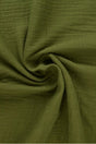 Mossgrön double gauze musslin – mjuk & andningsbar (bild 1 av 5)