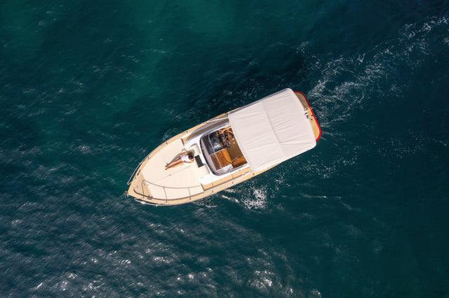 Antracit Nautic kaleche & markisestof – UV-resistent, vandafvisende & mugresistent, metervare til erhverv (billede 4 af 4)