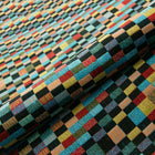 VARM KONFETTIRUTOR PÅ SVART BARCELONA JACQUARD DEKORATIONSTYG