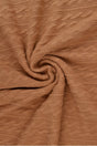 Karamellbrun kabelstickad jacquard (bild 1 av 2)