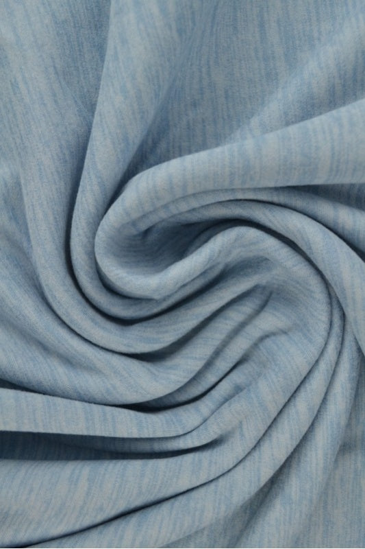 Blå melerad supersoft jersey (bild 1 av 2)
