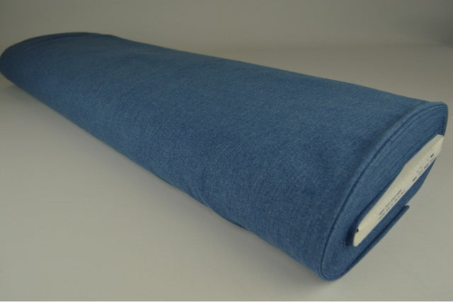Blå tvättad denim med stretch (bild 2 av 3)