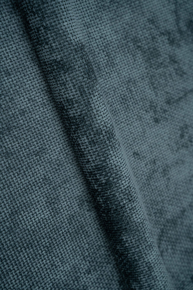 DAMMIG HAVSBLÅ BONITA MÖBELTYG – PANAMA-VÄV & BRANDHÄMMANDE