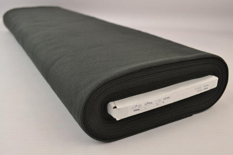 Antracit bomuldscanvas 350 g/m² OEKO-TEX