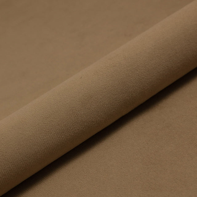MÖRK KARAMELLBRUN CASABLANCA MÖBELVELOUR – MIKROSUEDE & SLITSTARK