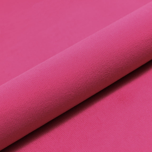 KLAR FUCHSIAROSA CASABLANCA MÖBELVELOUR – MIKROSUEDE & SLITSTARK