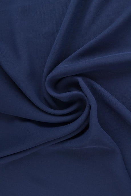 Navy chiffong – lätt, transparent & med vackert fall (bild 1 av 7)