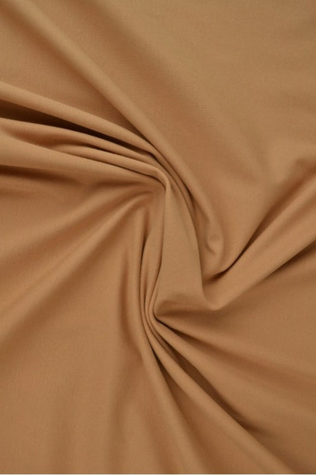 Beige bomullsjersey – naturlig, andningsbar & stretchbar (bild 1 av 7)