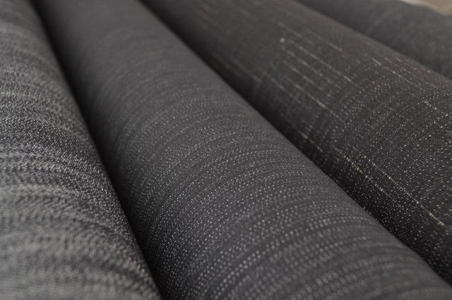 Antracit otvättat denim med stretch – 370 g/m² (bild 7 av 9)