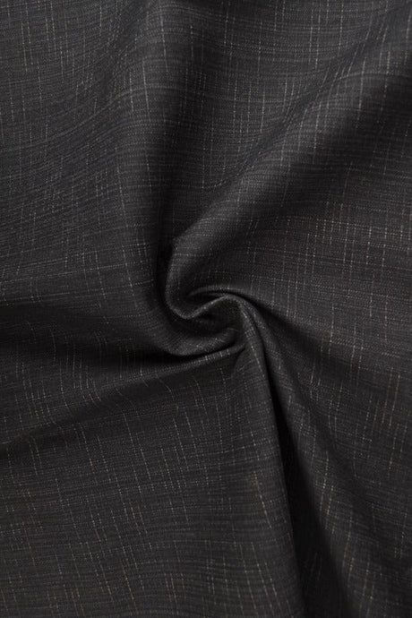 Svart otvättat denim med stretch – 370 g/m² (bild 1 av 9)