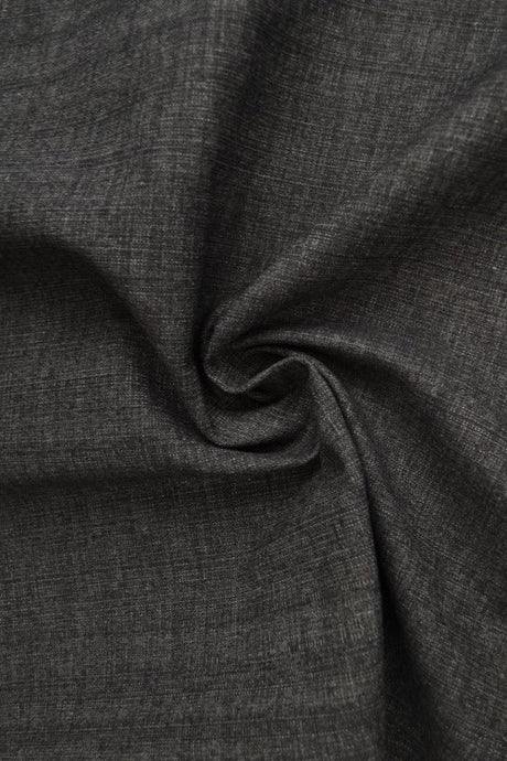 Koksgrå otvättat denim med stretch – 370 g/m² (bild 1 av 9)