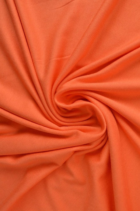 Mörk orange viskosjersey – mjuk, andningsbar & elastisk (bild 1 av 4)