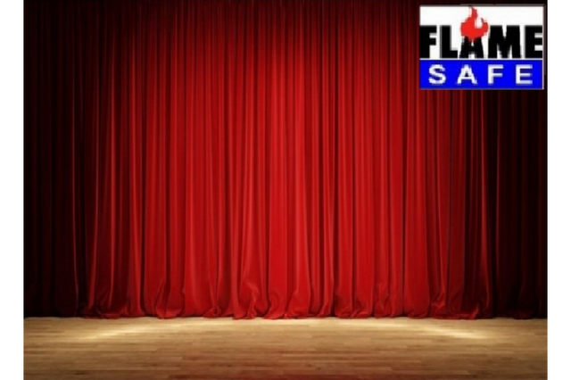 MÖRK GRÅ FLAMSKYDDAD BURLINGTON – EVENT & DEKORATION