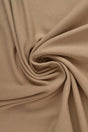 Taupe french terry – mjuk bomullsstickad metervara med stretch (bild 1 av 5)