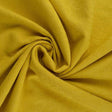 Gul bomullsjacquard – våffelstruktur med blommotiv (bild 1 av 5)