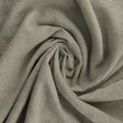 Silvergrå bomulls jacquard – våffelstruktur med blommotiv (bild 1 av 5)