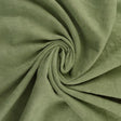Vintage grön bomulls jacquard – våffelstruktur med blommotiv (bild 1 av 5)