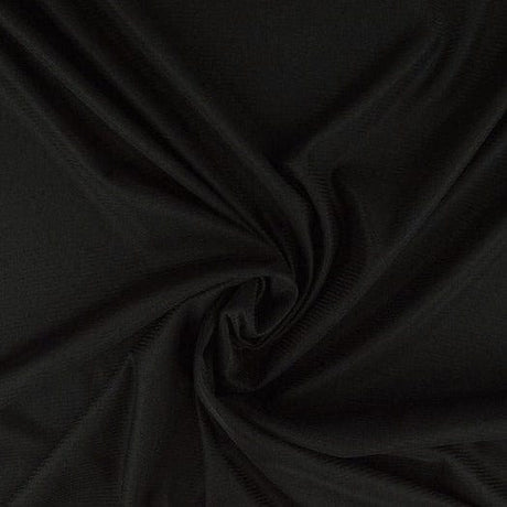 Svart charmeuse foder med stretch (bild 1 av 2)