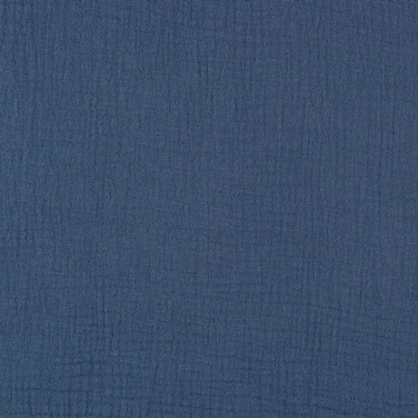 G&M Økologisk Musselin / Double Gauze INDIGO BLÅ ØKOLOGISK MUSSELIN / DOUBLE GAUZE