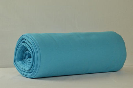 BLÅ MUDDVÄV – BOMULLSMUDD MED STRETCH & OEKO-TEX