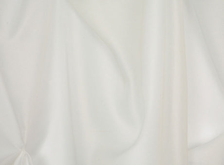 Chic chiffon stof til gardiner — råhvid, stofprøve
