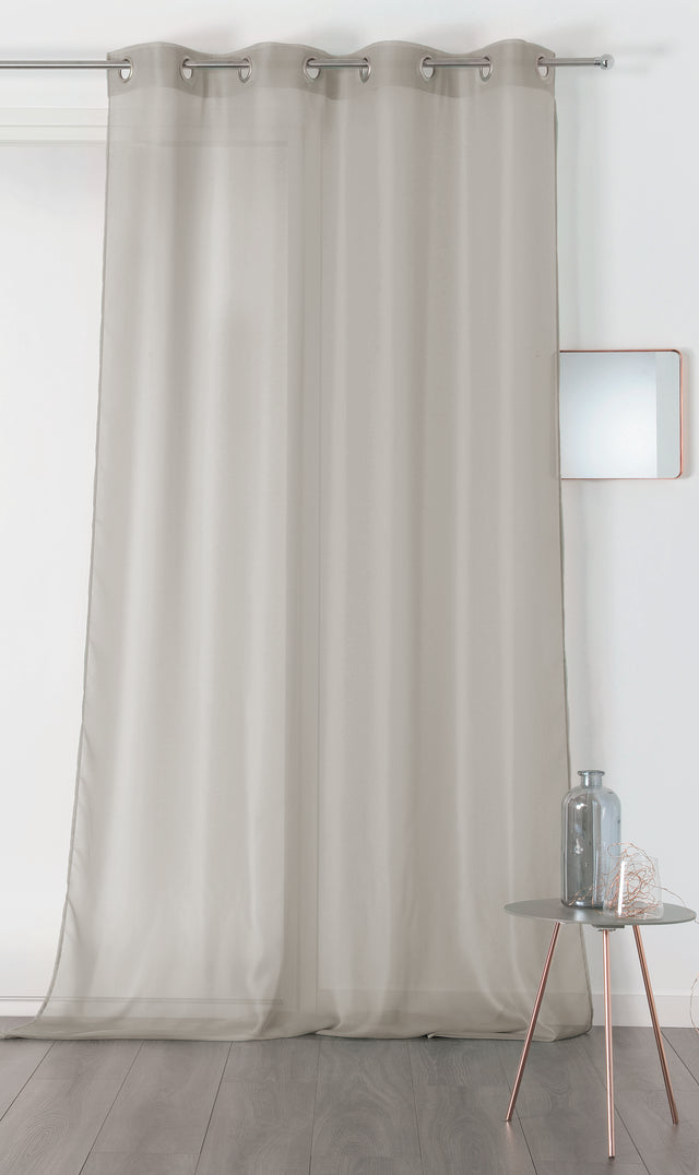 Chic chiffon tyg till gardiner - gråbeige (bild 3 av 4)