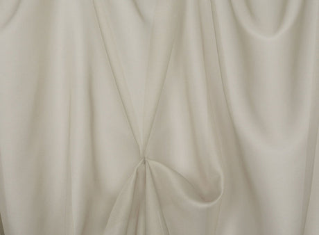 Chic chiffon stof til gardiner — gråbeige, stofprøve