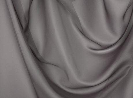 Chic chiffon tyg till gardiner - musgrå (bild 2 av 2)