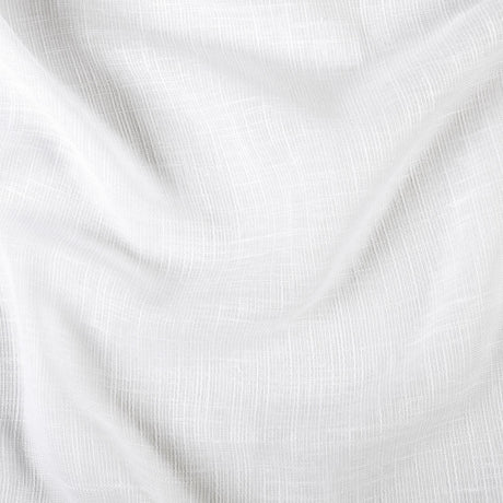 Voile med flammegarn-struktur — hvid, stofprøve