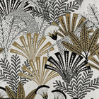 JACQUARD GARDINTYG MED PALMMOTIV