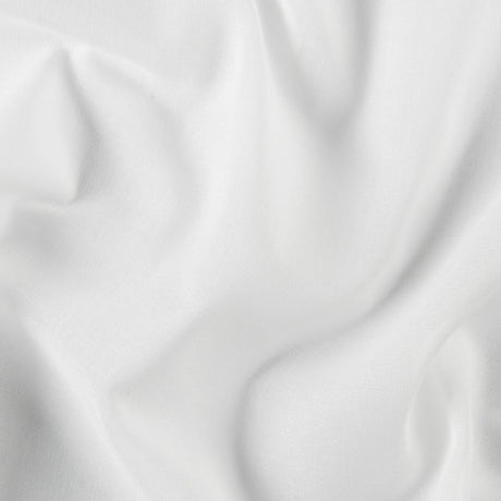 Klassisk gardinvoile i polyester — hvid, stofprøve