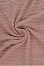 Gammalrosa kabelstickad jacquard (bild 1 av 2)