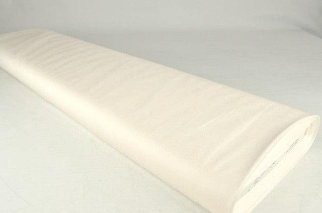 Krämfärgad charmeuse foder med stretch (bild 2 av 2)