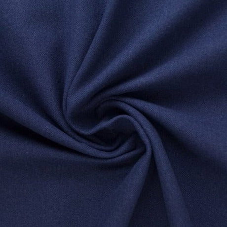 Navy bomullsflanell – mjuk borstad yta & naturlig (bild 1 av 6)