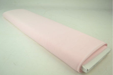Lyserød lycra mesh – elastisk netstof, semi transparent, metervare til erhverv (billede 2 af 4)