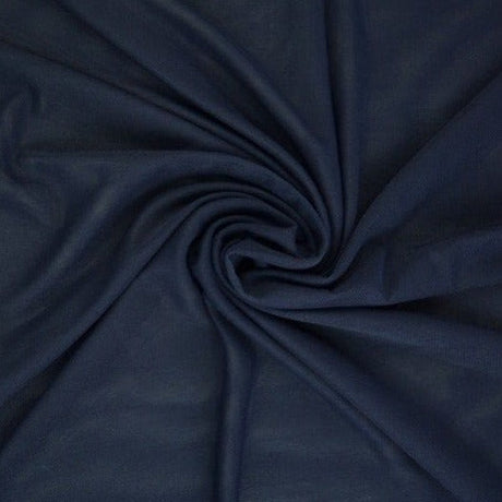 Navy lycra mesh – elastisk netstof, semi transparent, metervare til erhverv (billede 1 af 4)