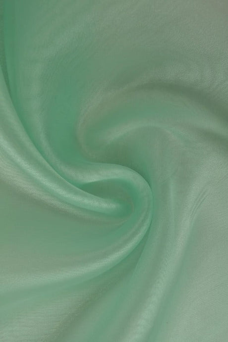Mintgrön organza – transparent & glänsande (bild 1 av 7)
