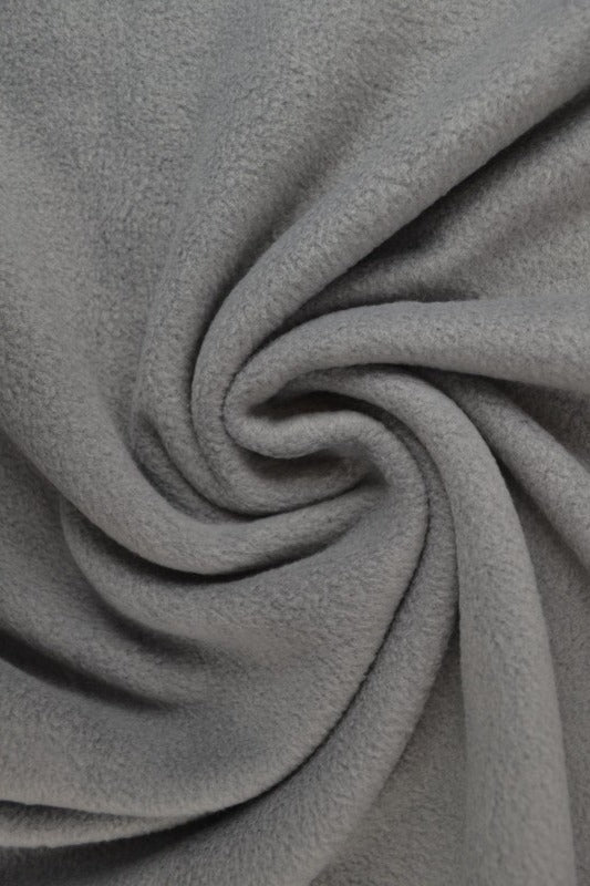 Mörkgrå polar fleece – anti-pilling, varm & lätt (bild 1 av 7)