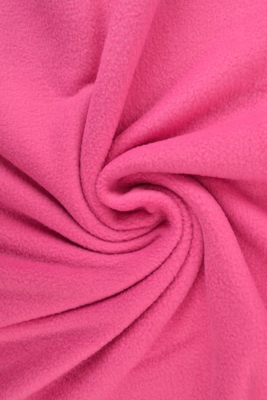 Pink polar fleece – anti-pilling, varm & lätt (bild 1 av 7)