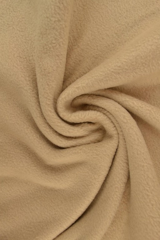Mörk beige polar fleece – anti-pilling, varm & lätt (bild 1 av 7)