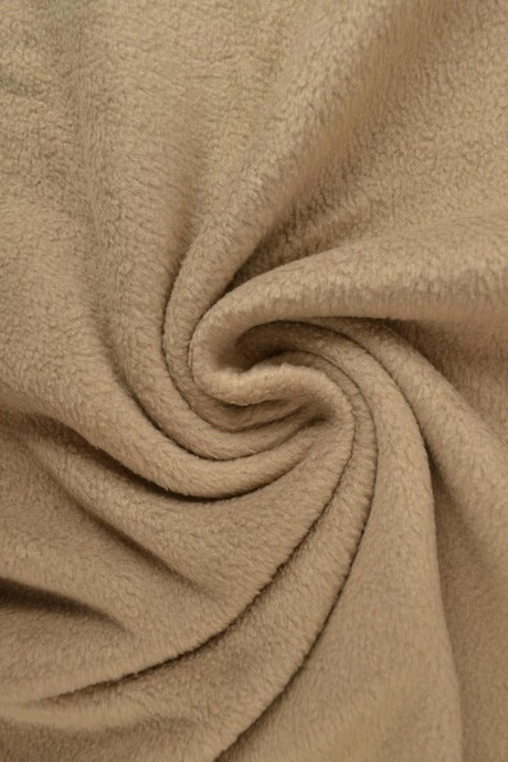 Taupe polar fleece – anti-pilling, varm & lätt (bild 1 av 7)
