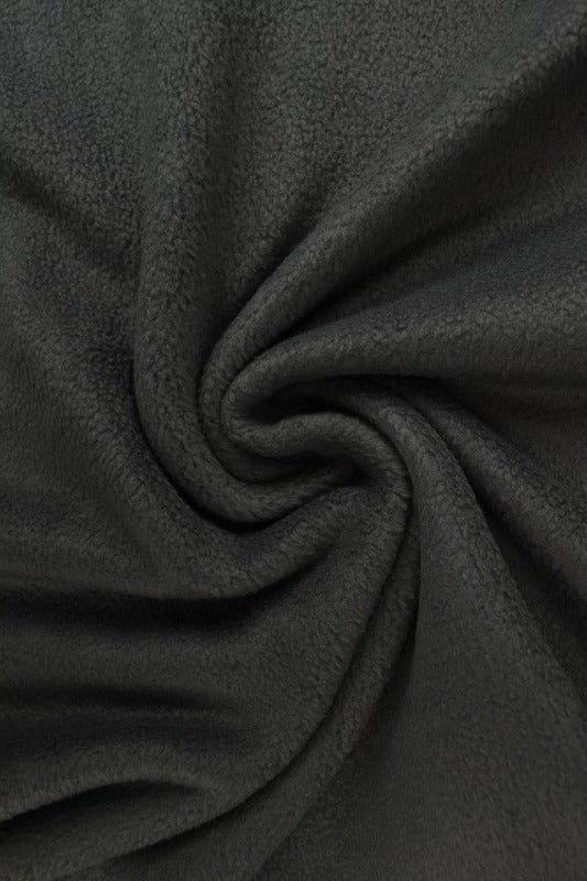 Mörk antracit polar fleece – anti-pilling, varm & lätt (bild 1 av 7)
