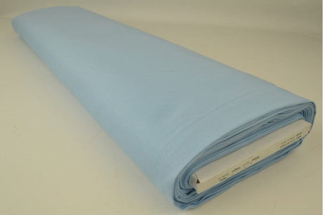 Ljusblå bomullstwill med stretch – diagonal twill & formfast komfort (bild 2 av 7)
