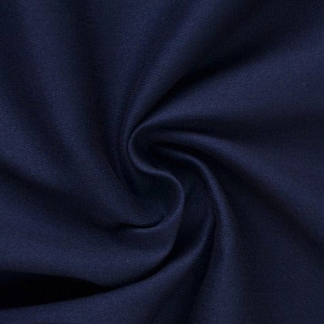 Navy bomullstwill med stretch – diagonal twill & formfast komfort (bild 1 av 7)