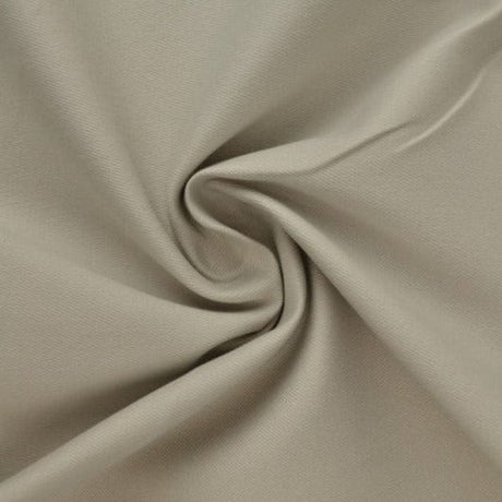 Silvergrå bomullstwill med stretch – diagonal twill & formfast komfort (bild 1 av 7)