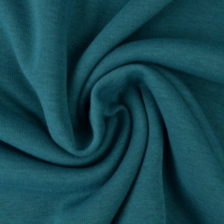 Mörk petrolblå borstad sweatshirt – alpine fleece med mjuk insida & stretch (bild 1 av 6)