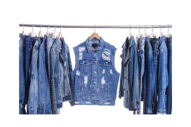OTVATTAD DENIM MED STRETCH SVART