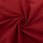 RÖD BOMULLSVELOUR MED STRETCH