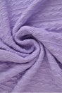 Lavendel kabelstickad jacquard (bild 1 av 2)