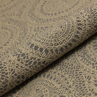 SANDBEIGE SPETS PÅ MÖRKBRUN LILLY JACQUARD MÖBELTYG